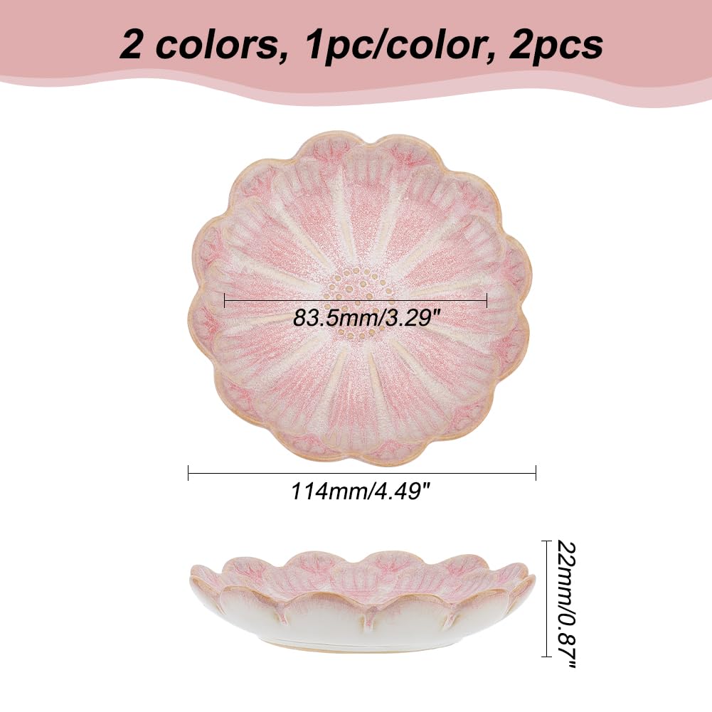 NBEADS Conch Shape Ceramic Jewelry Tray, Aqua Shell Trinket Dish Ceramic Ring Earring Holder Ocean-themed Decorative Trinket Plate for Rings Earrings Necklaces Bracelet Jewelry Watch Keys
