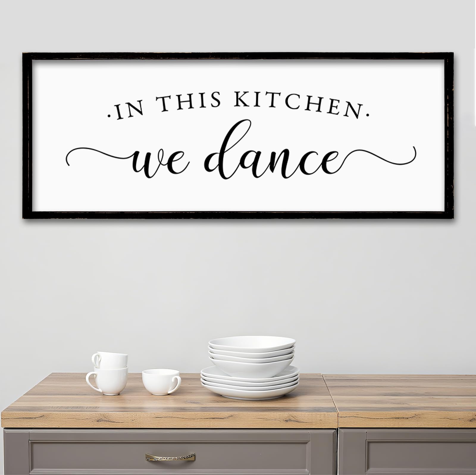 ZZJJHYWGQ Sweet Dreams Above Bed Wall Decor Sign 40"x15" for Master Bedroom Over Bed Guest Room Wood Framed Wall Art (Wood)