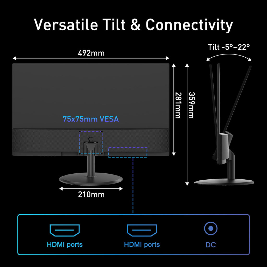 SANSUI 27 Inch Curved 240Hz Gaming Monitor FHD 1080P, 1500R Curve Computer Monitor, 130% sRGB, 4000:1 Contrast, HDR, FreeSync, MPRT 1Ms, Low Blue Light, HDMI DP Ports, Metal Stand, DP Cable Incl.