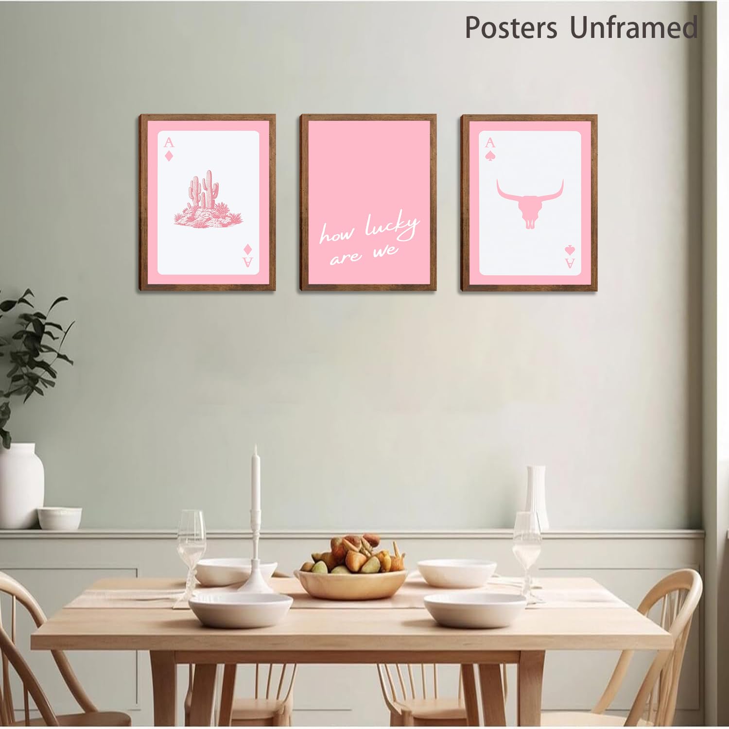 Black Girl Pink Wall Art Aesthetic Set of 3, African American Black Women Canvas Posters Fashion Black Girl Wall Pictures Prints Home Decor，Living Room， Bedroom ，Bathroom Decoration ，12x16In Unframed