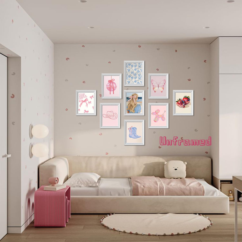 Black Girl Pink Wall Art Aesthetic Set of 3, African American Black Women Canvas Posters Fashion Black Girl Wall Pictures Prints Home Decor，Living Room， Bedroom ，Bathroom Decoration ，12x16In Unframed
