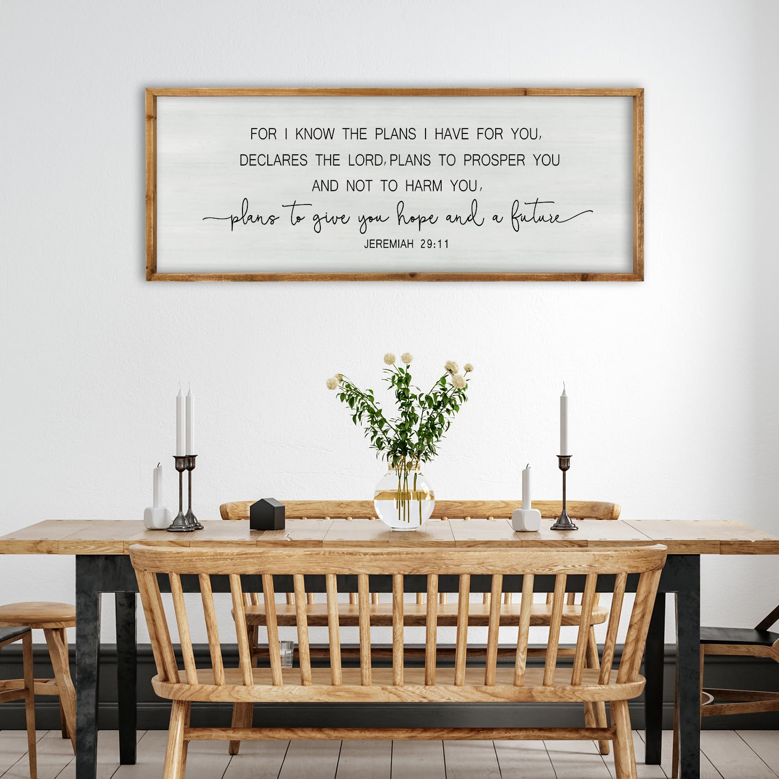 ZZJJHYWGQ Sweet Dreams Above Bed Wall Decor Sign 40"x15" for Master Bedroom Over Bed Guest Room Wood Framed Wall Art (Wood)