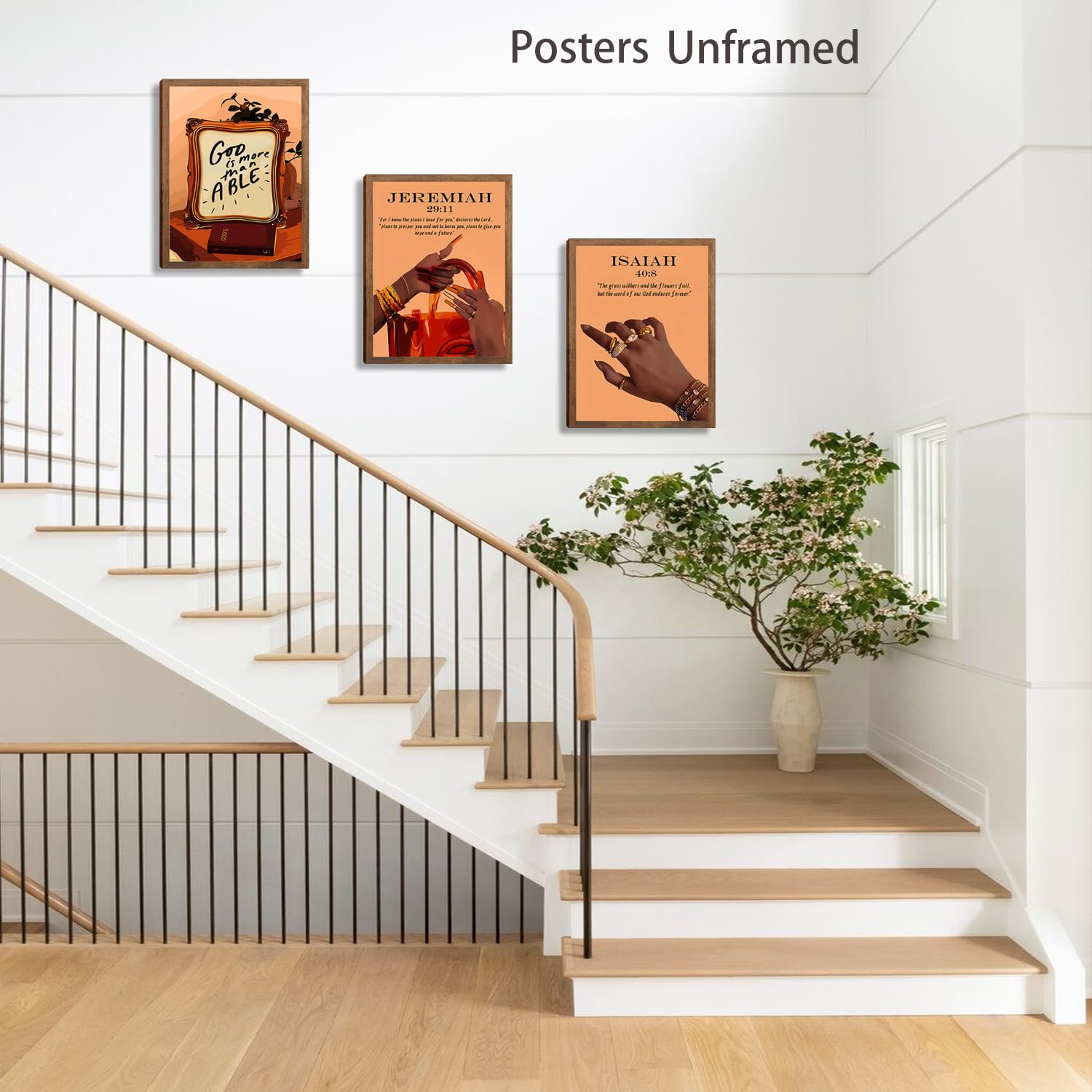 Black Girl Pink Wall Art Aesthetic Set of 3, African American Black Women Canvas Posters Fashion Black Girl Wall Pictures Prints Home Decor，Living Room， Bedroom ，Bathroom Decoration ，12x16In Unframed