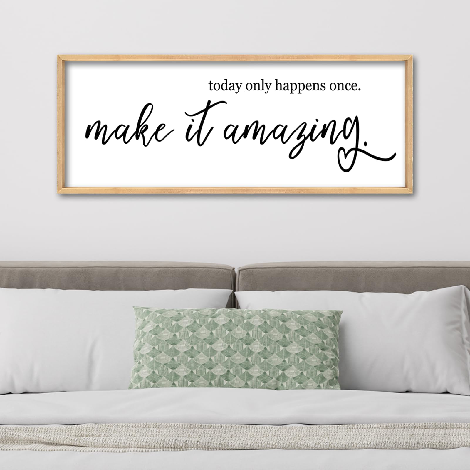 ZZJJHYWGQ Sweet Dreams Above Bed Wall Decor Sign 40"x15" for Master Bedroom Over Bed Guest Room Wood Framed Wall Art (Wood)