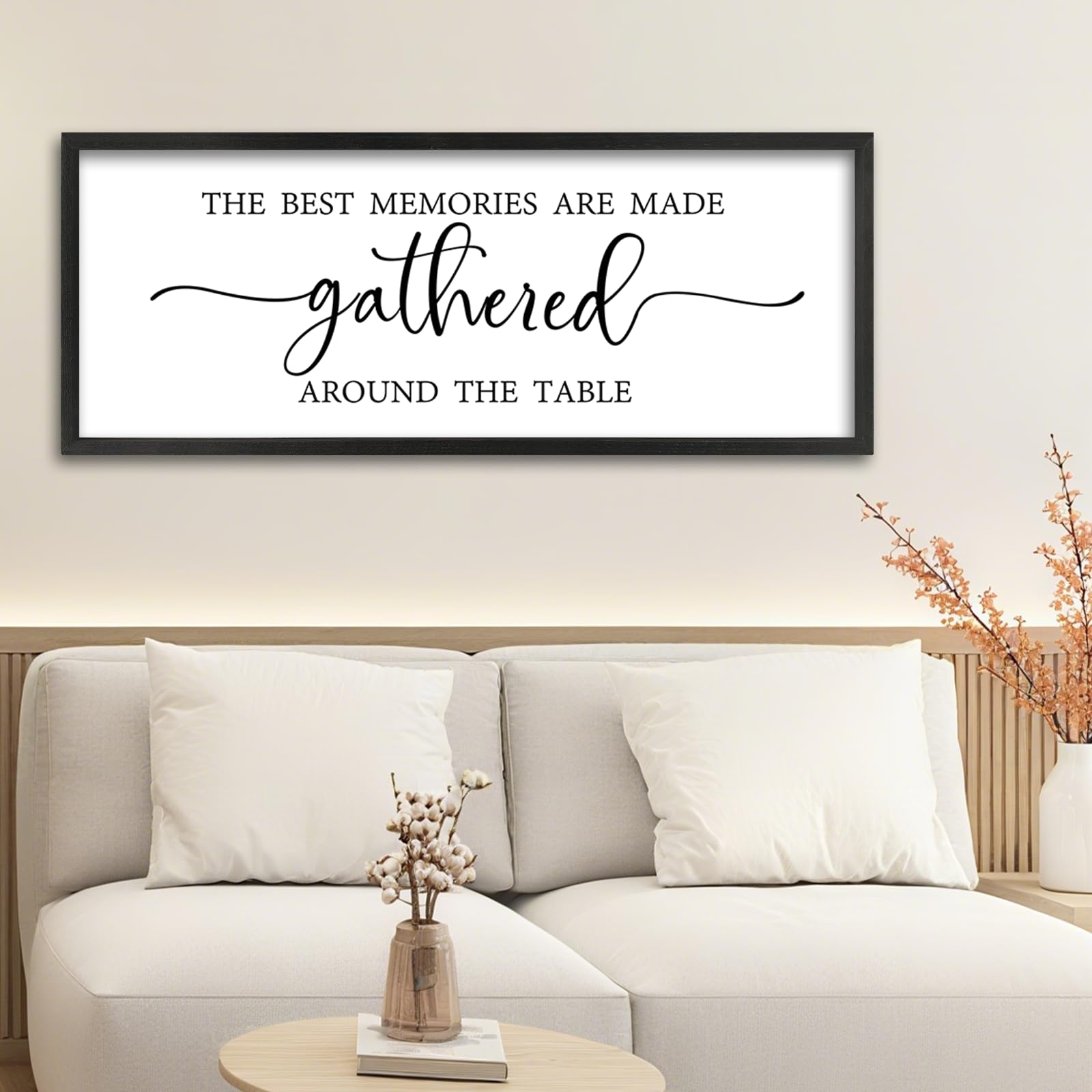 ZZJJHYWGQ Sweet Dreams Above Bed Wall Decor Sign 40"x15" for Master Bedroom Over Bed Guest Room Wood Framed Wall Art (Wood)