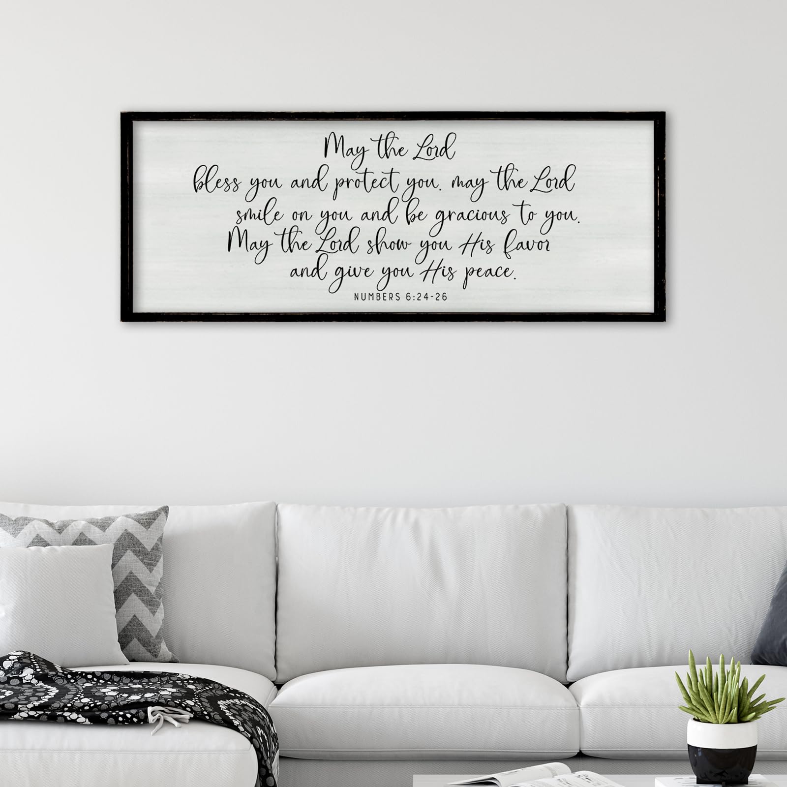 ZZJJHYWGQ Sweet Dreams Above Bed Wall Decor Sign 40"x15" for Master Bedroom Over Bed Guest Room Wood Framed Wall Art (Wood)