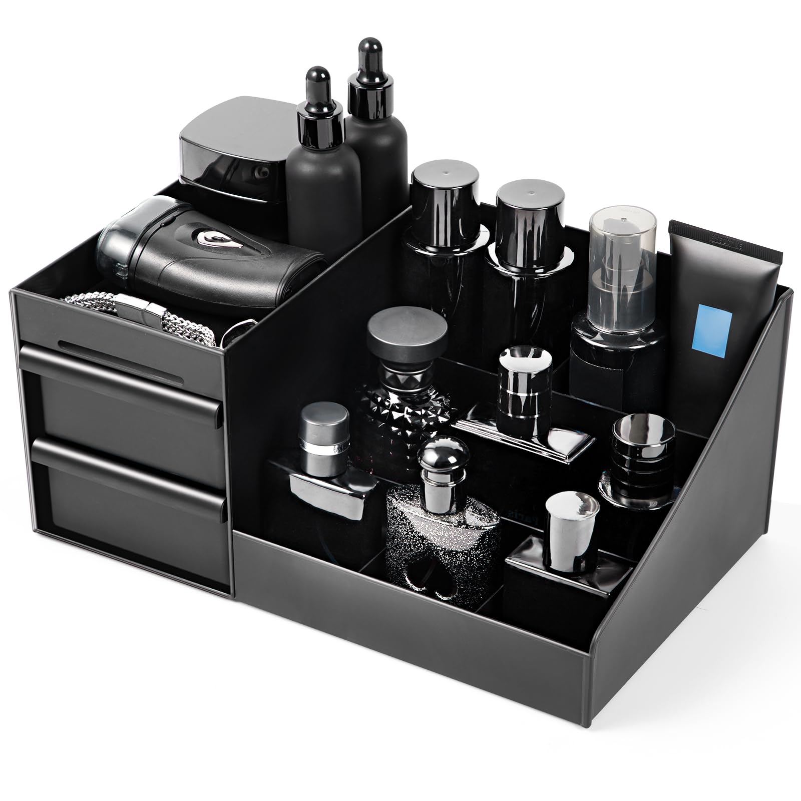 EXIN DECHEN Cologne Organizer for Men,Cologne Stand,Organizador de Perfumes,Estante Para Perfumes,Dresser Organizer Countertop,Mens Bedroom Essentials,Room Decor for Mens,Gifts for Men