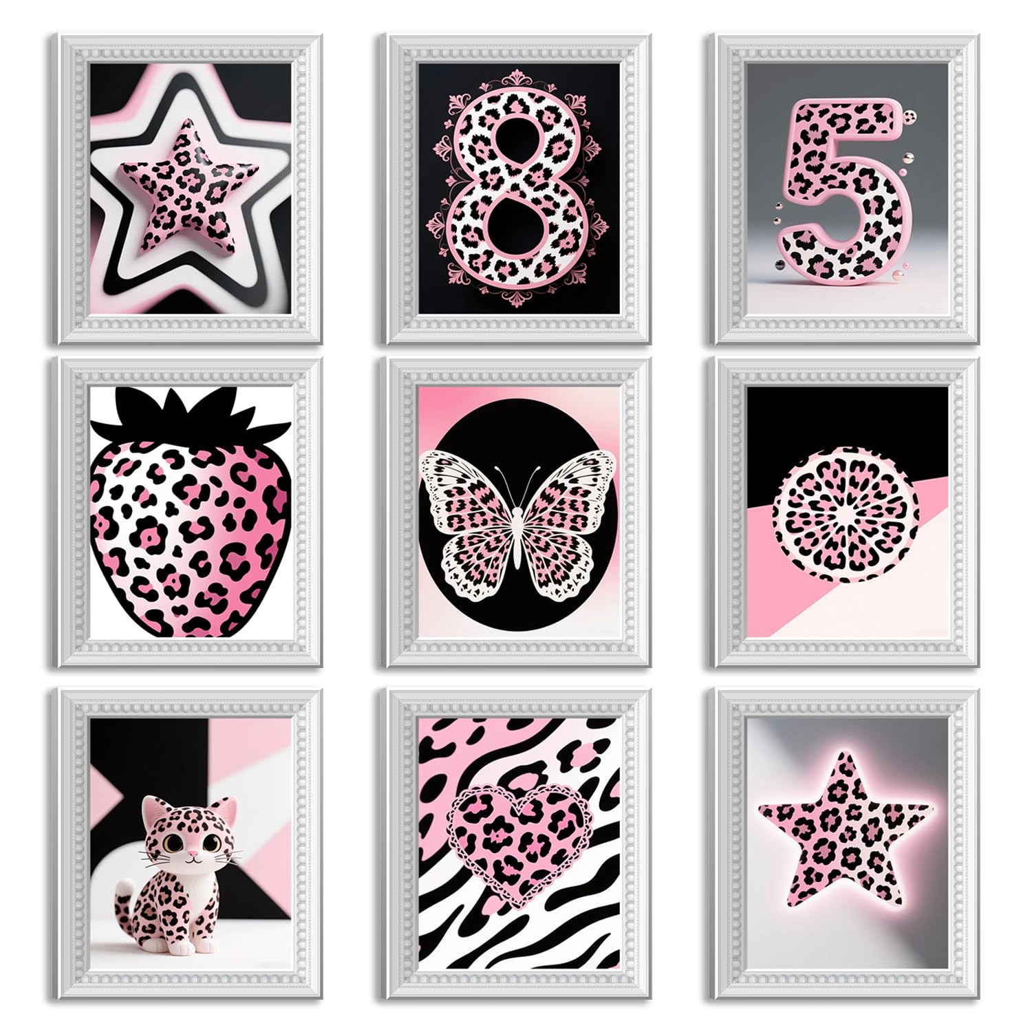 Black Girl Pink Wall Art Aesthetic Set of 3, African American Black Women Canvas Posters Fashion Black Girl Wall Pictures Prints Home Decor，Living Room， Bedroom ，Bathroom Decoration ，12x16In Unframed