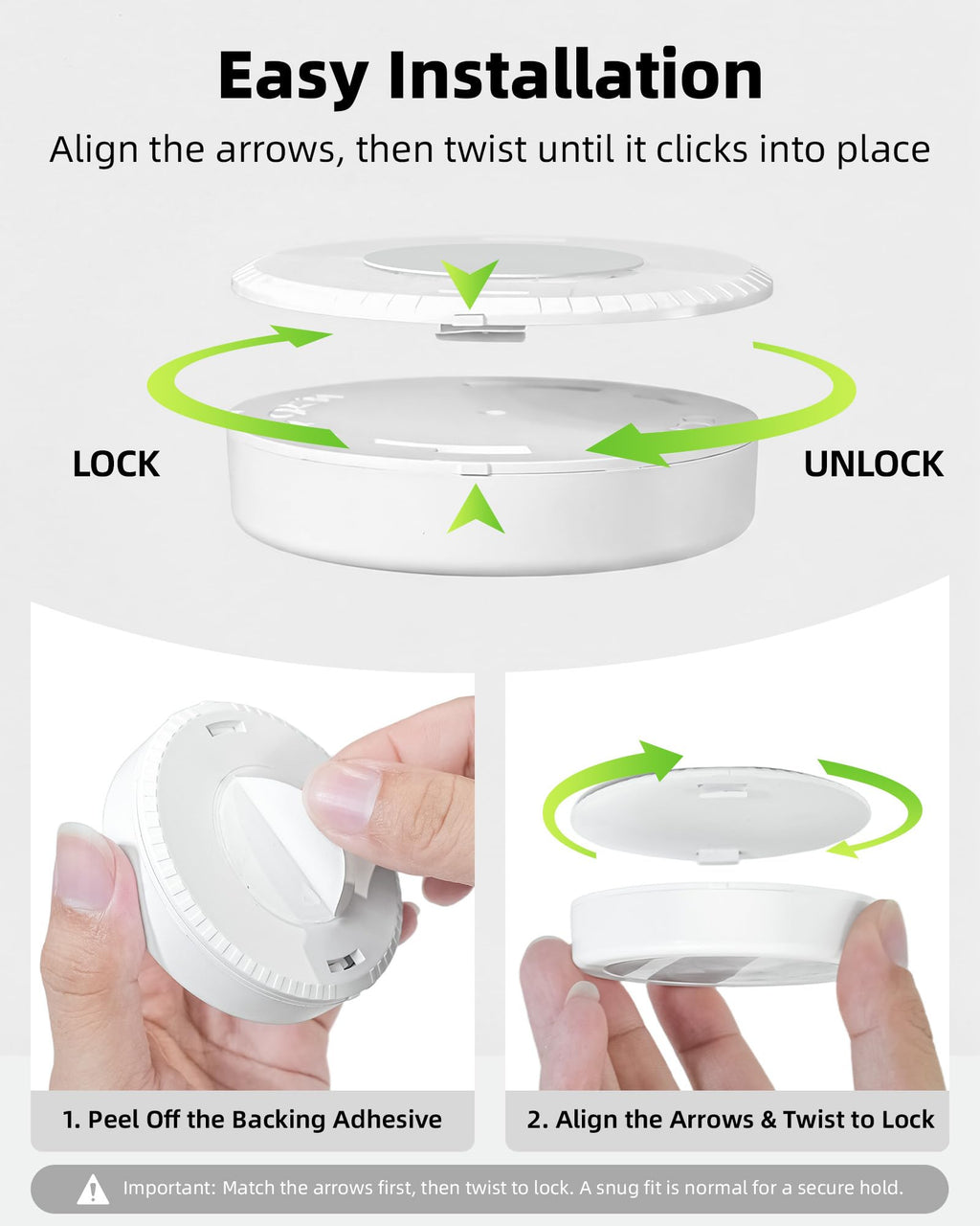 EZVALO LED Puck Lights, Rechargeable Battery Touch Light, 2.5'' Mini Tap Lights, Wireless Closet Light, Under Cabinet Lighting, 3 Color Temps, Stick On Lights Kitchen,Closet,Pantry(2 Pack)