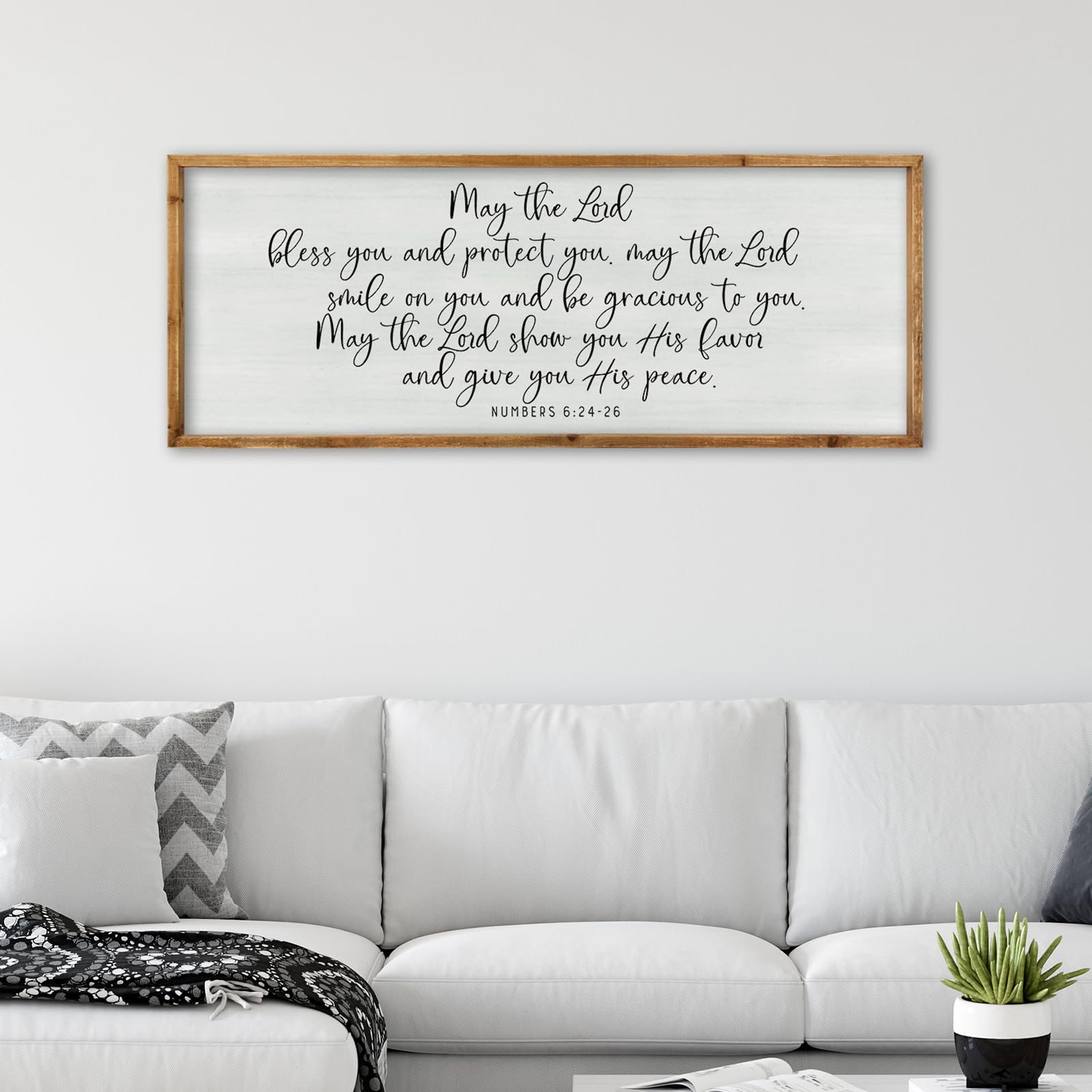 ZZJJHYWGQ Sweet Dreams Above Bed Wall Decor Sign 40"x15" for Master Bedroom Over Bed Guest Room Wood Framed Wall Art (Wood)