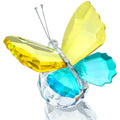 H&D HYALINE & DORA Crystal Cut Butterfly Animal Ornament Decoration for Office Table Home Bedroom