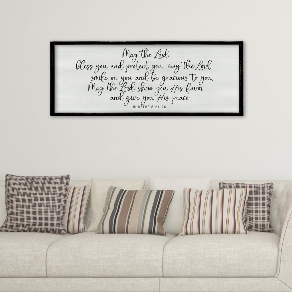 ZZJJHYWGQ Sweet Dreams Above Bed Wall Decor Sign 40"x15" for Master Bedroom Over Bed Guest Room Wood Framed Wall Art (Wood)