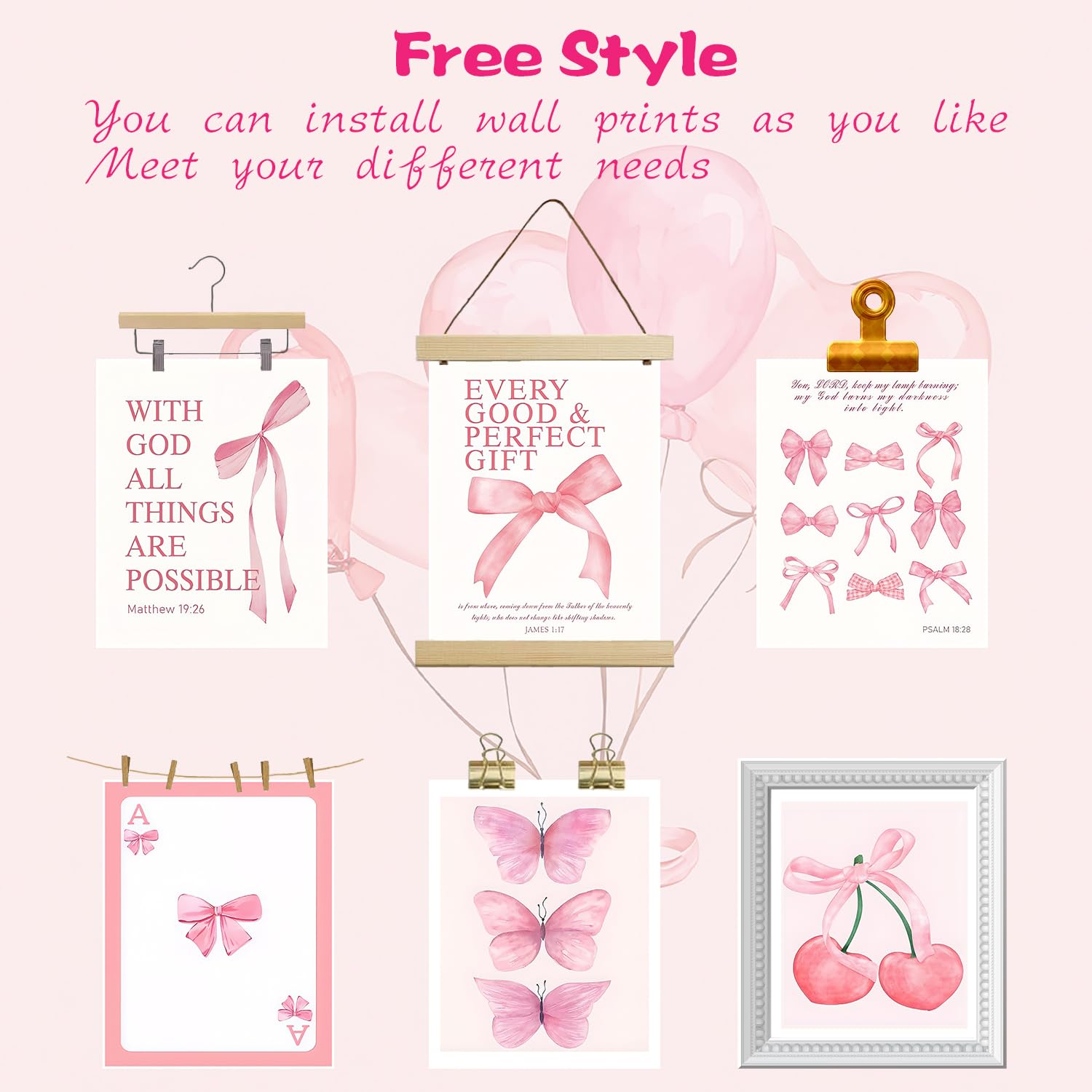 Black Girl Pink Wall Art Aesthetic Set of 3, African American Black Women Canvas Posters Fashion Black Girl Wall Pictures Prints Home Decor，Living Room， Bedroom ，Bathroom Decoration ，12x16In Unframed