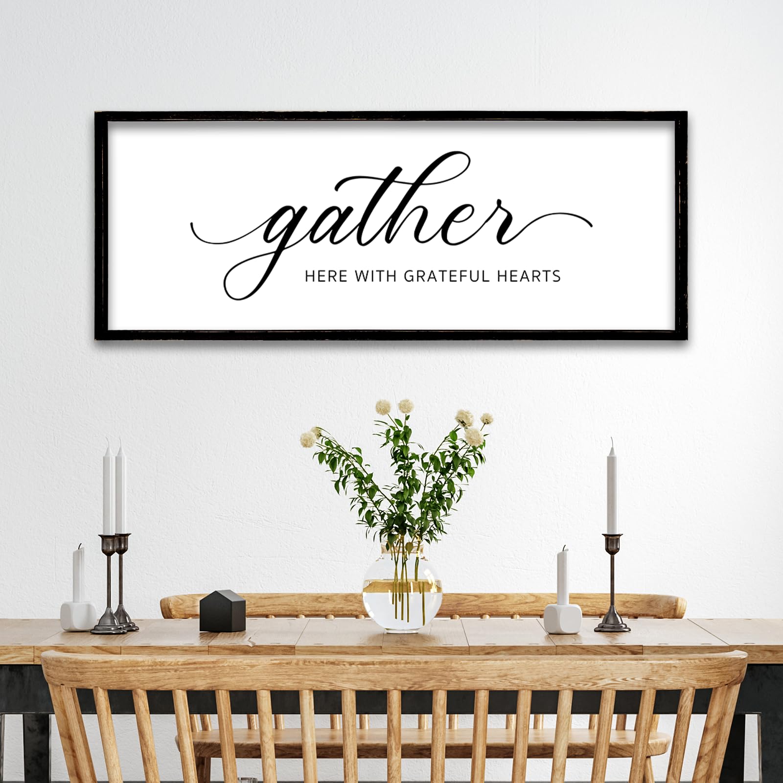 ZZJJHYWGQ Sweet Dreams Above Bed Wall Decor Sign 40"x15" for Master Bedroom Over Bed Guest Room Wood Framed Wall Art (Wood)