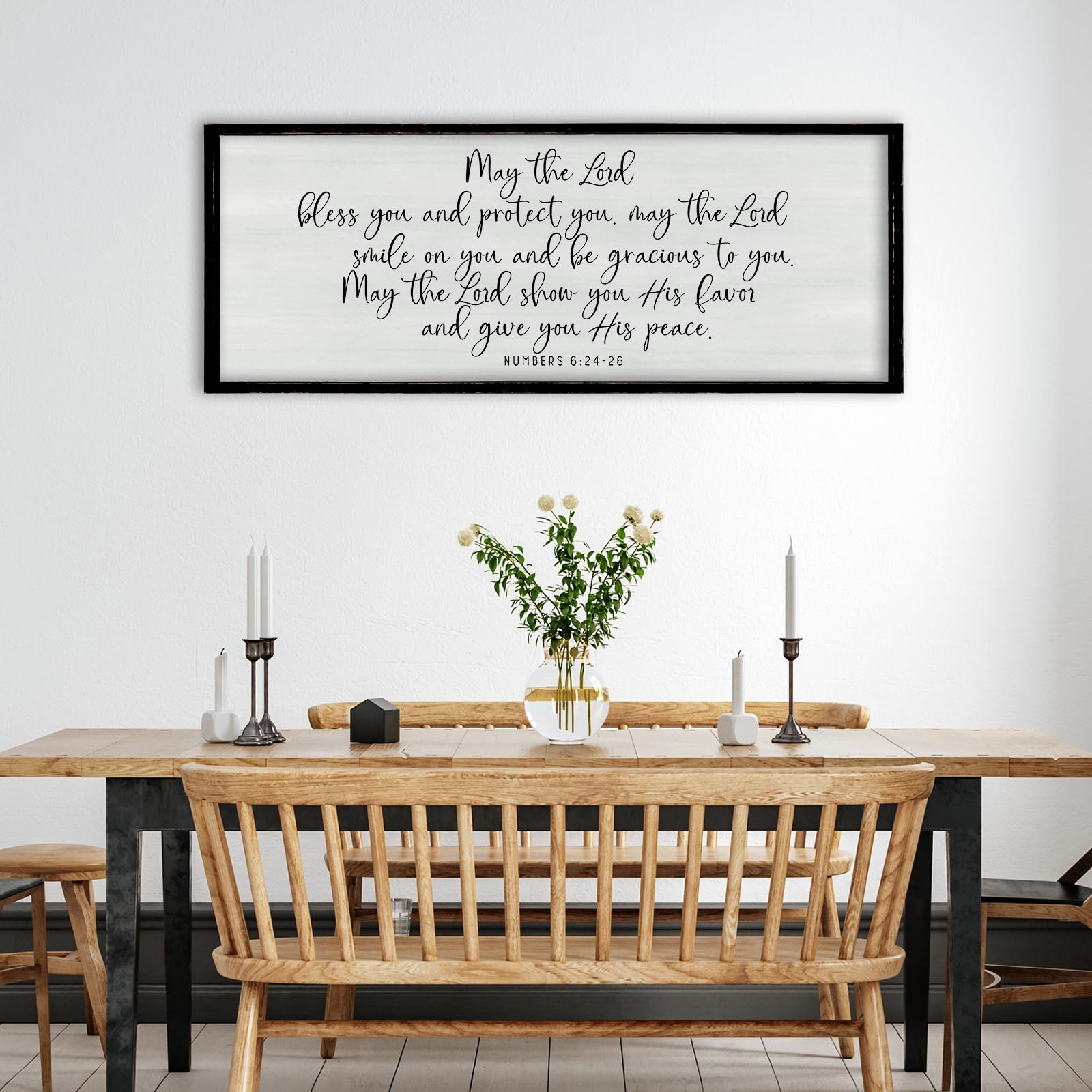 ZZJJHYWGQ Sweet Dreams Above Bed Wall Decor Sign 40"x15" for Master Bedroom Over Bed Guest Room Wood Framed Wall Art (Wood)