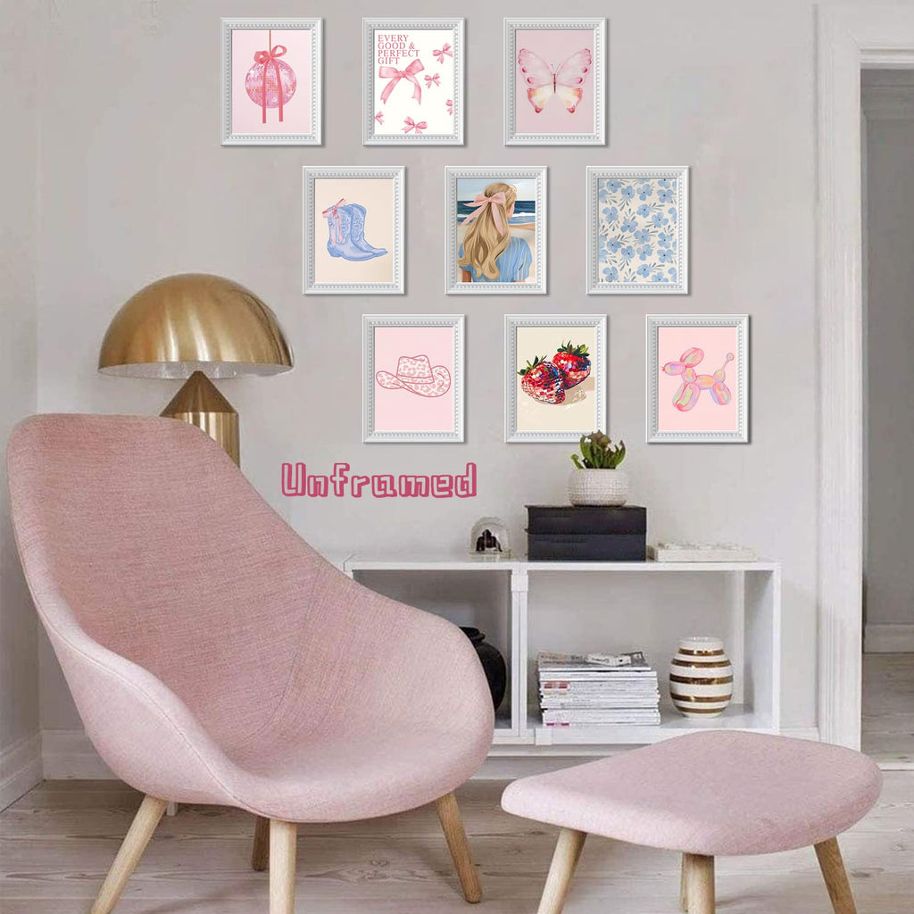 Black Girl Pink Wall Art Aesthetic Set of 3, African American Black Women Canvas Posters Fashion Black Girl Wall Pictures Prints Home Decor，Living Room， Bedroom ，Bathroom Decoration ，12x16In Unframed