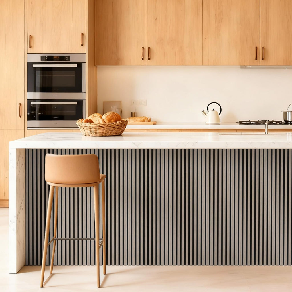 TONOR Wood Slatwall Panels, 4 Pack 47.2" x 23.6"/ 120 x60cm(31ft²) Acoustic Wall Panels, Wood Slat Acoustic Panels for Noise Cancelling and Decoration, Living Room, Bedroom, Office, Walnut