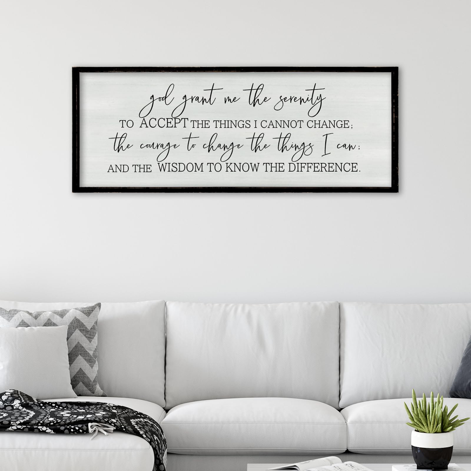 ZZJJHYWGQ Sweet Dreams Above Bed Wall Decor Sign 40"x15" for Master Bedroom Over Bed Guest Room Wood Framed Wall Art (Wood)