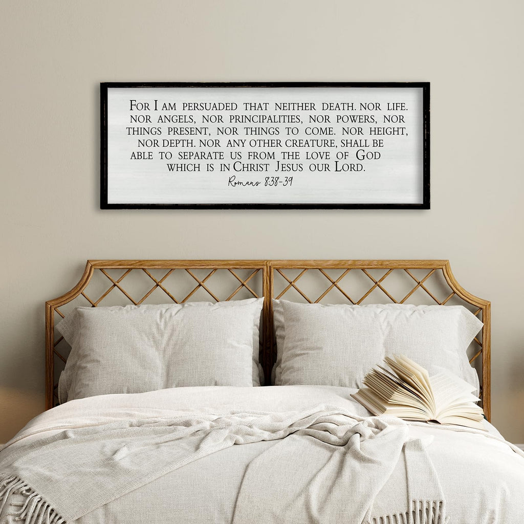ZZJJHYWGQ Sweet Dreams Above Bed Wall Decor Sign 40"x15" for Master Bedroom Over Bed Guest Room Wood Framed Wall Art (Wood)
