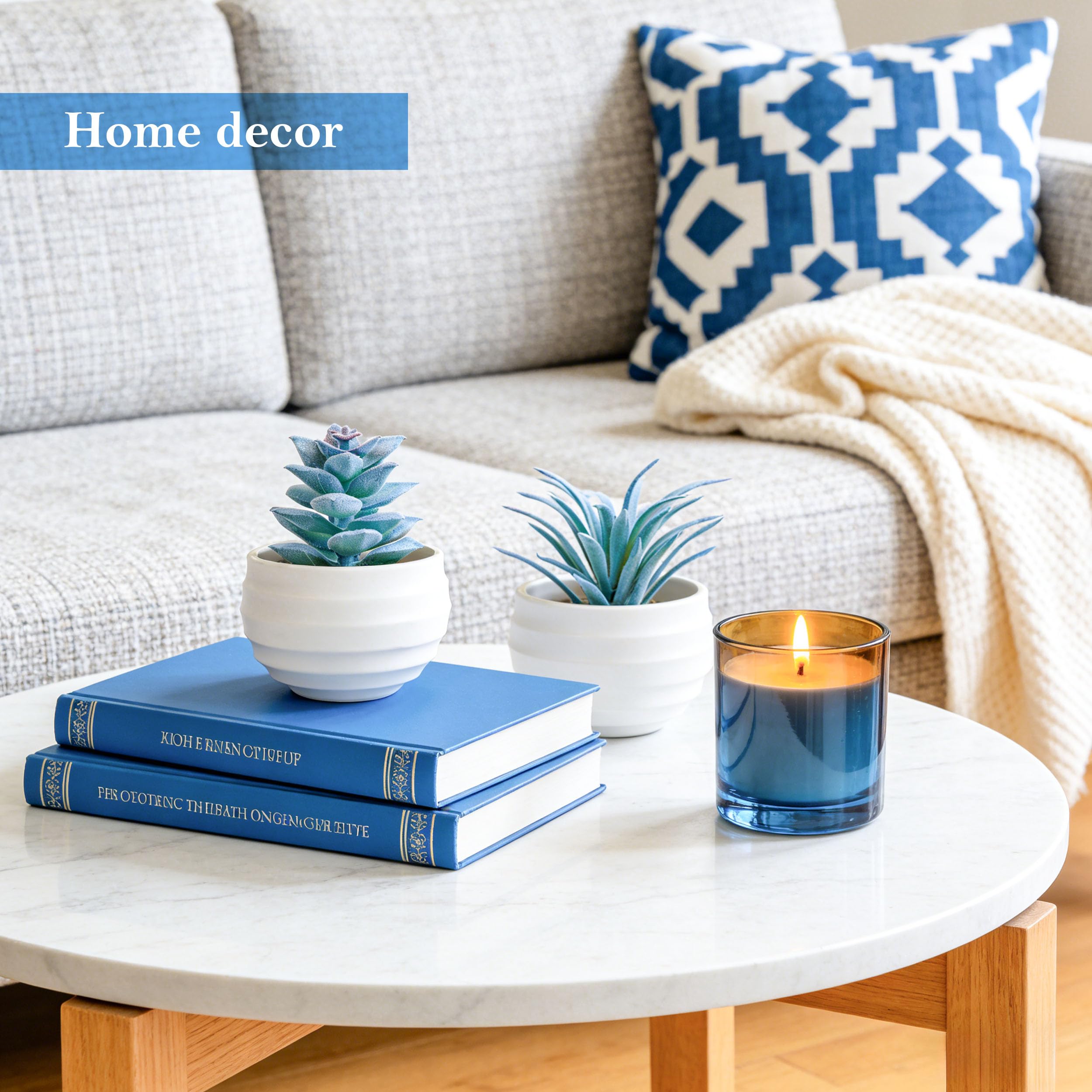 Der Rose Set of 6 Succulents Plants Artificial in Pots Small Fake Plants for Bedroom Aesthetic Living Room Shelf Bathroom Decor Office Desk Accessories
